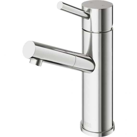 VIGO Noma VG01009BN Single Hole Single-Handle Bathroom Faucet in Brushed Nickel