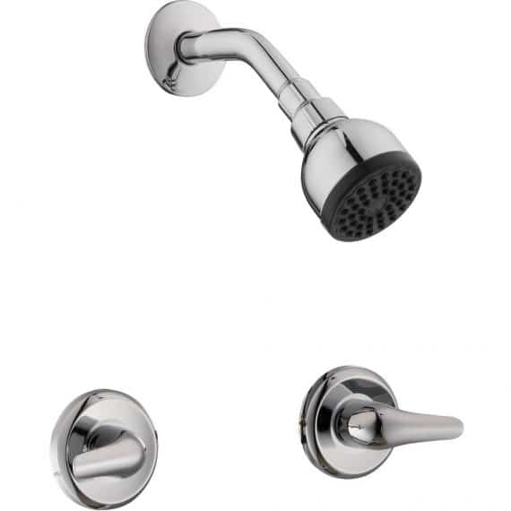 Glacier Bay Aragon 1002 910 941 2-Handle 1-Spray Shower Faucet in Chrome (Valve Included)