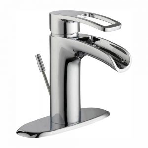 Glacier Bay Kiso 654 181 Single Hole Single-Handle Low-Arc Bathroom Faucet in Chrome