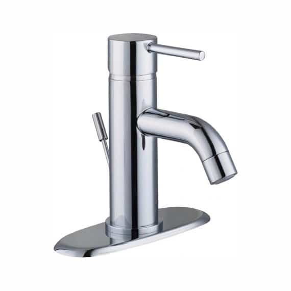 Glacier Bay Modern 294 694 Single Hole Single-Handle Low-Arc Bathroom Faucet in Chrome