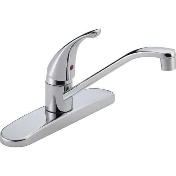Peerless Core P110LF Single-Handle Standard Kitchen Faucet in Chrome