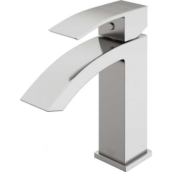 VIGO Satro VG01015BN Single Hole Single-Handle Bathroom Faucet in Brushed Nickel
