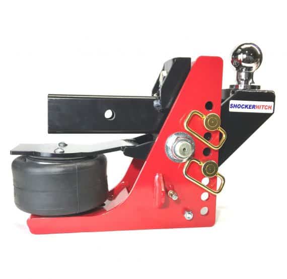 Shocker Air Receiver Hitch System - Raised Ball Mount