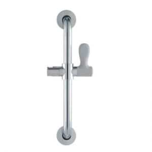 Glacier Bay 1003 118 290 18 in. x 1-1/4 in. Concealed Screw ADA Compliant Grab Bar with Adjustable Hand Shower Holder in Chrome