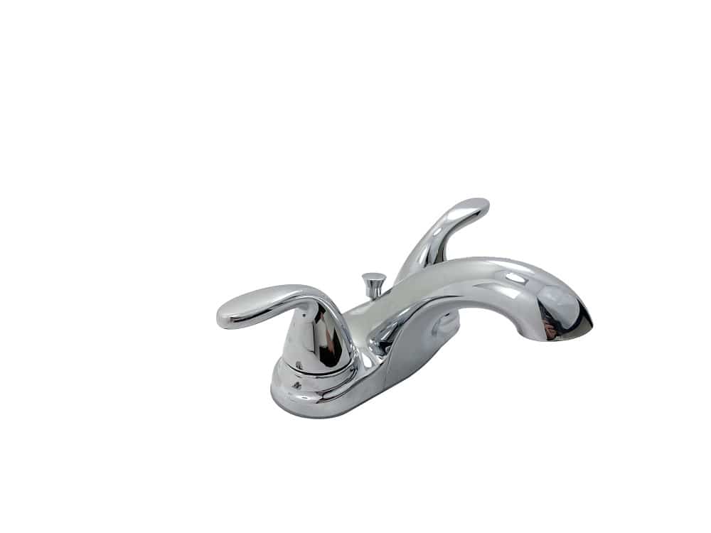 Moen Adler 84603 4 In Centerset Double Handle Low Arc Bathroom Faucet Chrome - How To Install A Moen Adler Bathroom Faucet