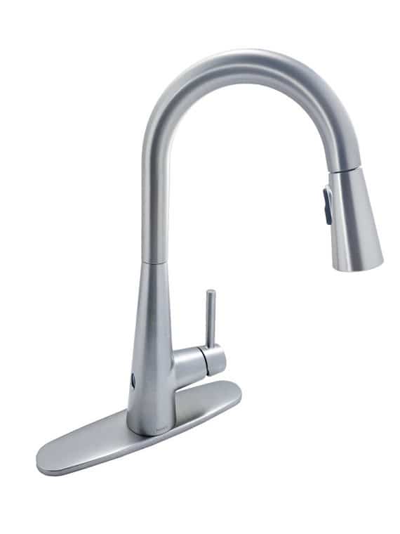 Sleek - 7864EWSRS – Single-Handle Pull-Down Sprayer Kitchen Faucet with Touchless Activation
