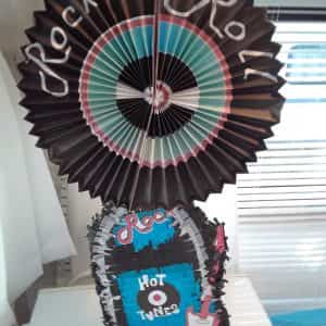 Rock n Roll Juke Box Pinata 27 in tall holds 2 lb of candy Birthday Party Decor