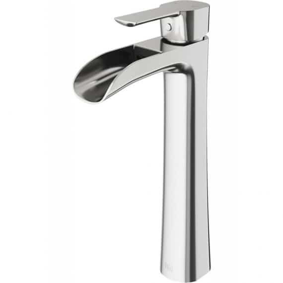 VIGO Niko VG03024BN Single Hole Single-Handle Vessel Bathroom Faucet in Brushed Nickel