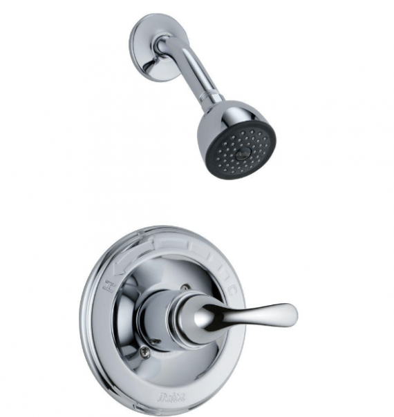 Delta Classic T13220 1-Handle Shower Faucet Trim Kit in Chrome (Valve Not Included)