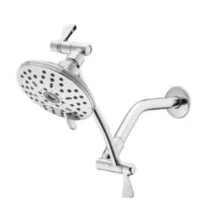 Glacier Bay 1005 516 792 3-Spray 5.4 in with 1.8 GPM wall mount Fixed Shower Head with Adjustable Shower Arm in Chrome