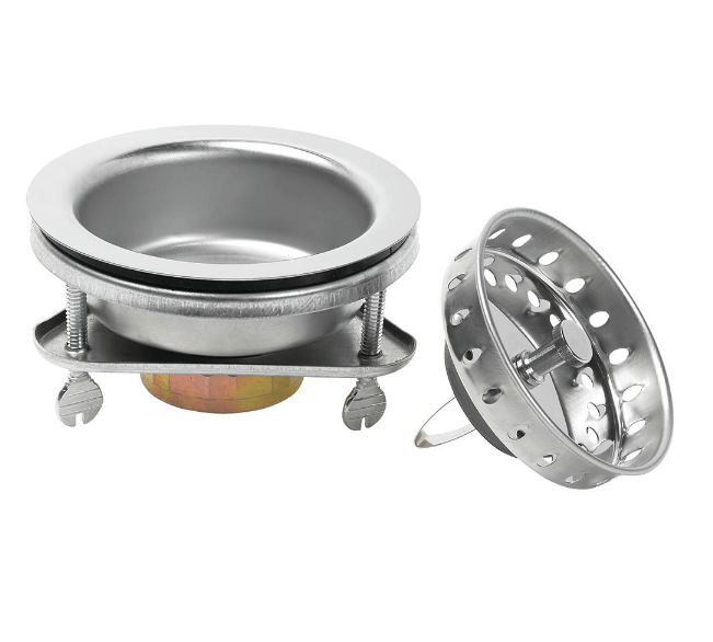 Glacier Bay 1001 966 398 EZ Lock Sink Strainer in Stainless Steel