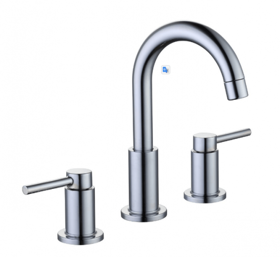 Glacier Bay Dorind 1005 537 945 8 in. Widespread 2-Handle High-Arc Bathroom Faucet in Chrome