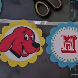 Clifford the Big Red Dog Happy Birthday Banner 5 inches high x 8 feet long