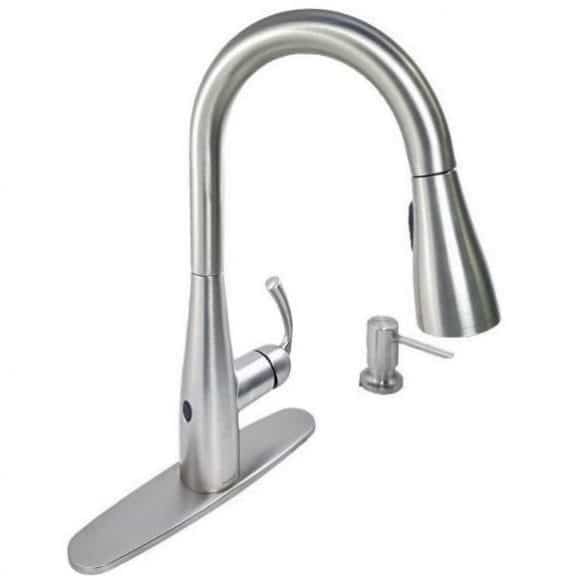 Moen Essie-87014EWSRS-1-Handle Pull-Down Kitchen Faucet