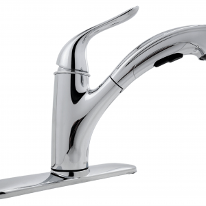 MOEN Brecklyn 87557 Single-Handle Pull-Out Sprayer Kitchen Faucet with Power Clean in Chrome