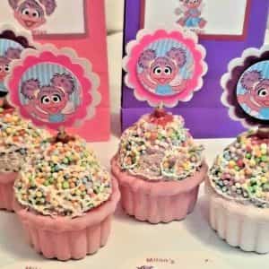 Abby Cadabby Cupcake Toppers Birthday Party handmade Baby Shower