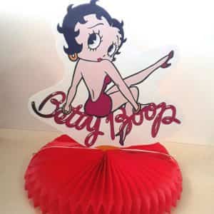 Betty Boop birthday party honeycomb centerpiece choice of sitting or standing