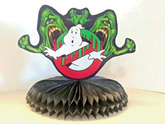 Ghostbusters birthday party honeycomb centerpiece Baby Shower
