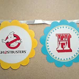 Ghostbusters Happy Birthday Banner 5 inches high x 8 feet long