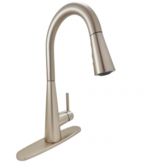 Moen Sleek 7864SRS Single-Handle Kitchen Faucet w/ Pull-Down Sprayer, Power Clean Technology