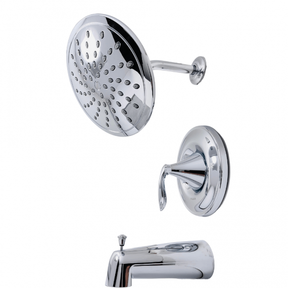Moen Eva - T2233EP - Posi-Temp Rain Shower Single-Handle Tub and Shower Faucet Trim Kit
