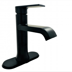 Moen Genta 84760BL 1-Hole Single-Handle, Matte Black Bathroom Faucet