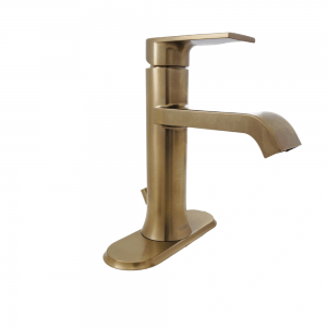 Moen Genta - WS84760BZG - Single Hole Single-Handle Bathroom Faucet in Bronzed Gold