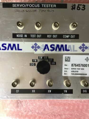 ASML 8764576001-SET Servo Test Box Used