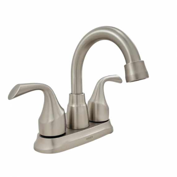 MOEN Idora-84115SRN-4 in. Centerset 2-Handle Bathroom Faucet