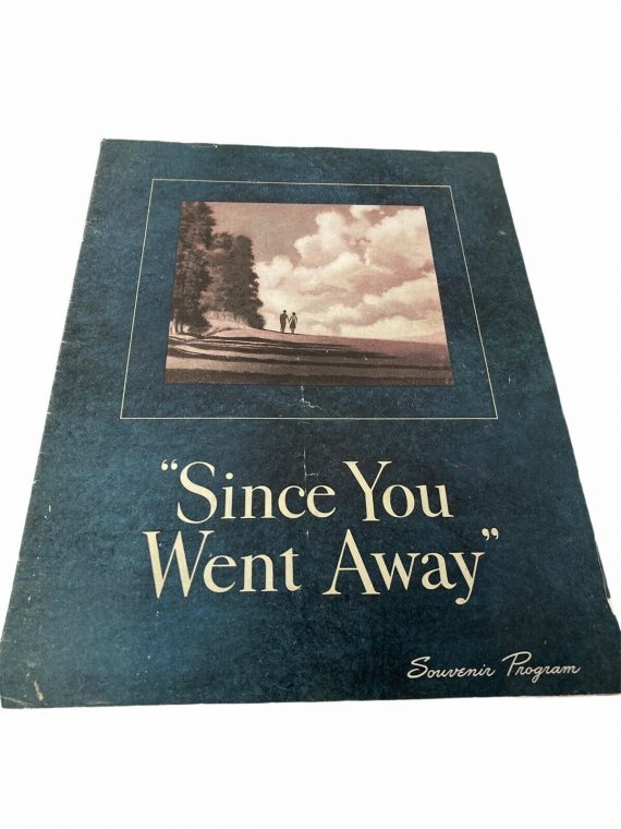 1944 David O Selznick Since You Went Away Movie Souvenir Program Shirley Temple
