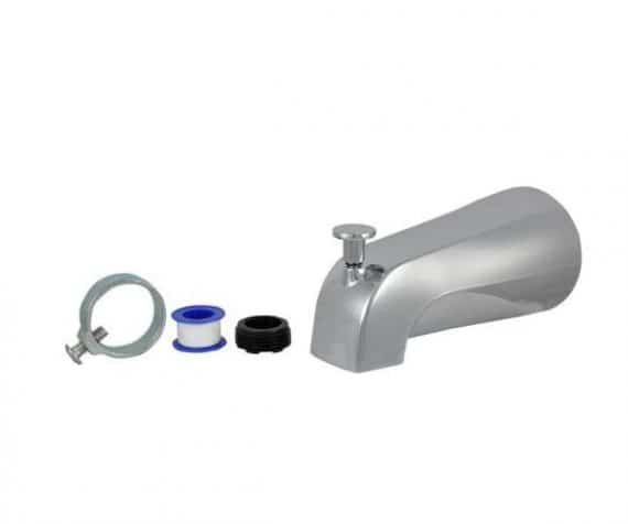 Danco 10316Diverter Tub Spout with Slip Fit and IPS Connection in Chrome