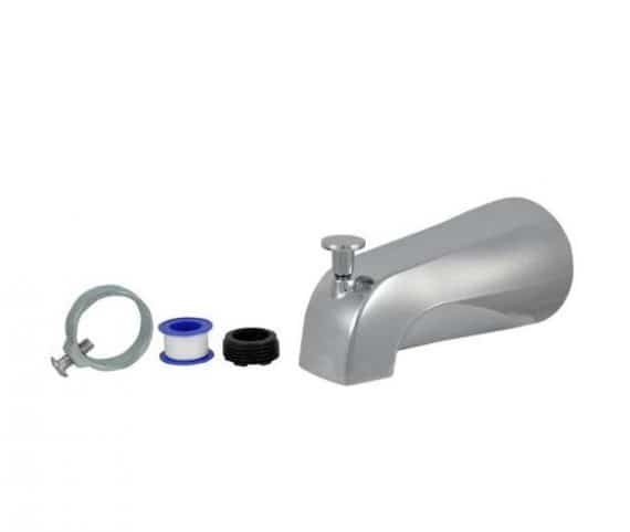 Danco 88703 Diverter Tub Spout with Slip Fit and IPS Connection in Chrome