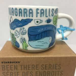 Starbucks Been There Niagara Falls Ornament Mini Mug 2 OZ