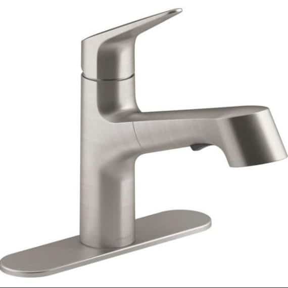 Kohler R29679-CP Vin Single-Handle Pull-Out Sprayer Kitchen Faucet in Polished Chrome