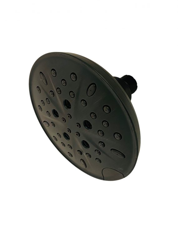 delta-75508rb-5-spray-6-in-single-wall-mount-fixed-shower-head-in-spotshield-venetian-bronze