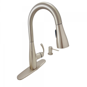 Moen Essie 87014SRS 1-Handle High Arc Pulldown Kitchen Faucet in Stainless