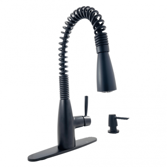 Moen Springvale - 87998BL - Single-Handle Pull-Down Sprayer Kitchen Faucet