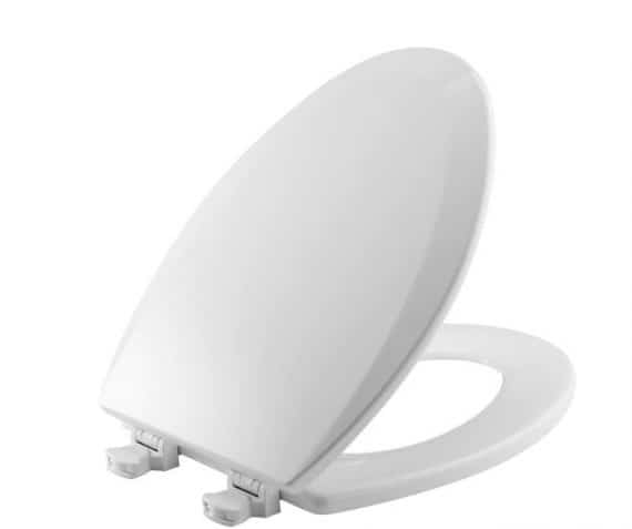 Bemis 1500EC 390 Lift-Off Elongated Closed Front Toilet Seat in Cotton White