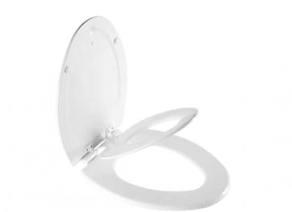 BEMIS NextStep2 1004815979 Children's Potty Training Elongated Closed Front Toilet Seat in White