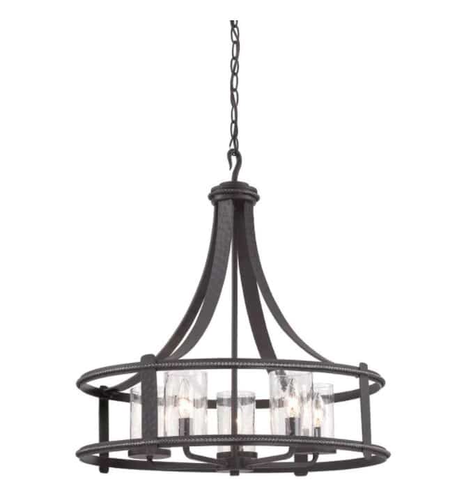 Designers Fountain 87585-APW Palencia 5-Light Artisan Pardo Wash Interior Incandescent Chandelier