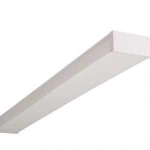 Metalux 4WP3040R WP 4 ft. 3200-Lumens 4000K Cool White 120-Volt White Integrated LED Wraparound Light