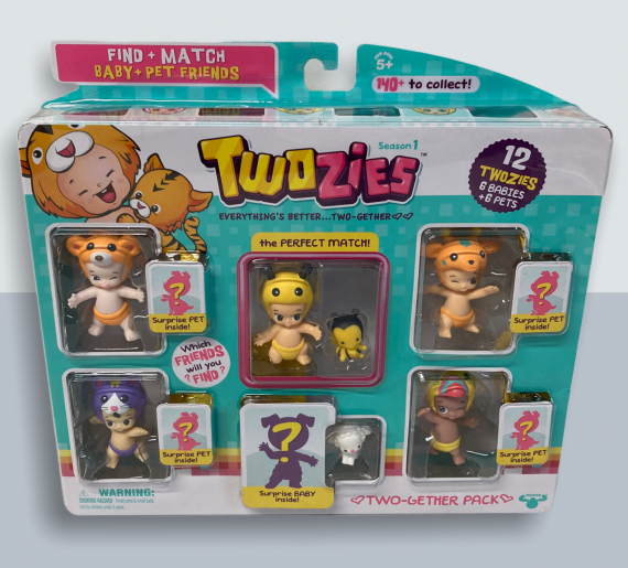 Twozies Season 1 Box of 12 Friends Babies Pets wo-Gether Pack