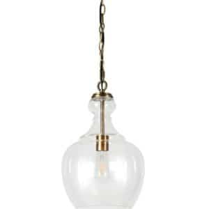 Meyer&Cross PD0271 Westford Brass and Clear Glass Pendant