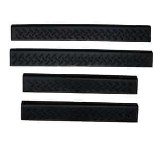 2004-2008 F150 Super Crew 4Pc Custom Front And Rear Stepshield-Black