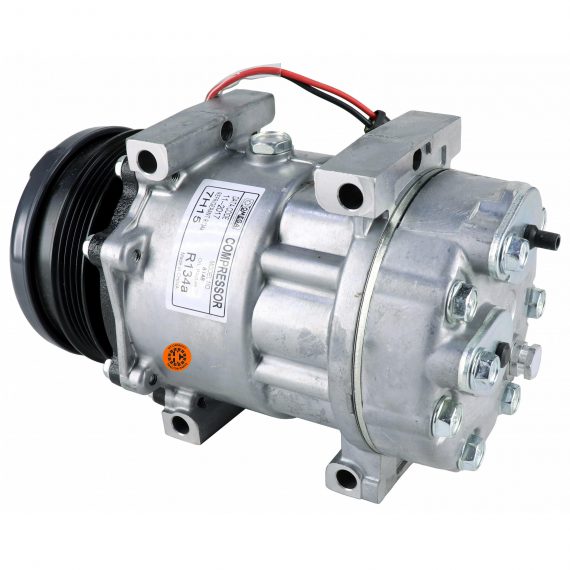 new-holland-tractor-sanden-sd7h15-compressor-w-4-groove-clutch-air-conditioner