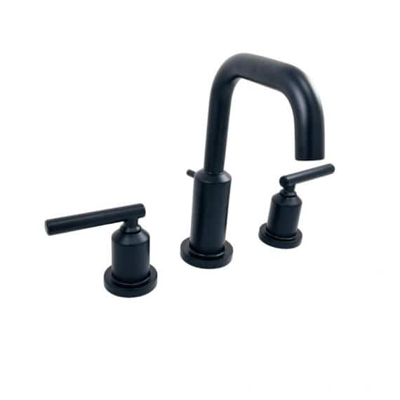 MOEN Gibson T6142BL 8 in. Widespread 2-Handle High-Arc Bathroom Faucet in Matte Black (Valve Not Included)