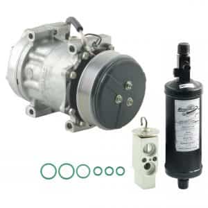AGCO Tractor Compressor, Drier & Valve Kit w/ 4 Groove Clutch - Air Conditioner