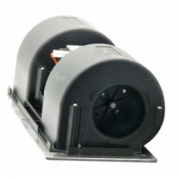 Case Backhoe Blower Motor Assembly, Dual-Air Conditioner