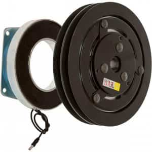 Case Wheel Loader Heavy Duty Compressor Clutch, York/Tecumseh ER210, ET210, w/ Coil - Air Conditioner
