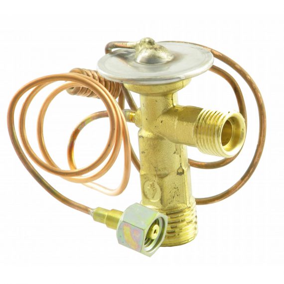 Caterpillar Dump Truck Expansion Valve, Right Angle, Externally Equalized - Air Conditioner